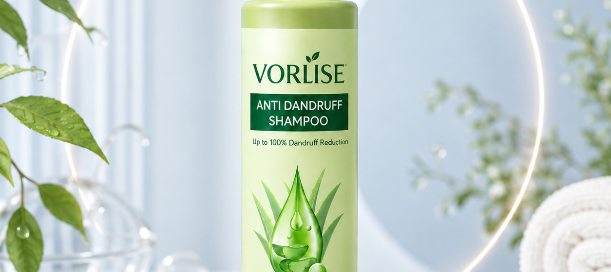 VORLISE Anti Dandruff Shampoo | Up to 100% Dandruff Reduction | 200 ml