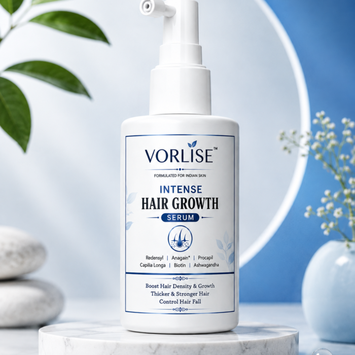 VORLISE Intense Hair Growth Serum Concentrate | 3% Redensyl, 4% Anagain, 2% Baicapil | 30 ml